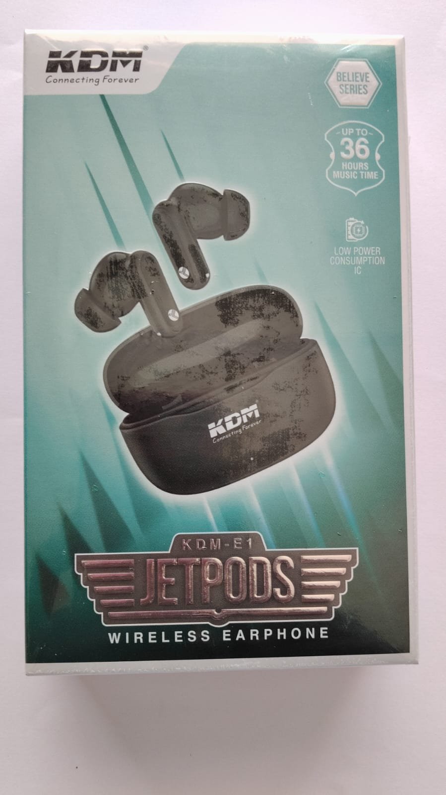 WhatsApp Image 2026-06-06 at 13.35.08 KDM JETPODS E1 Wireless Earbuds - Image 1