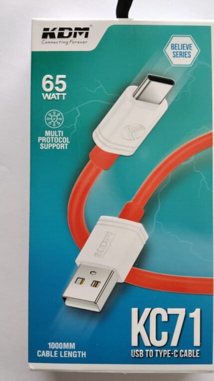 KDM KC71 65W Fast Charging Cable
